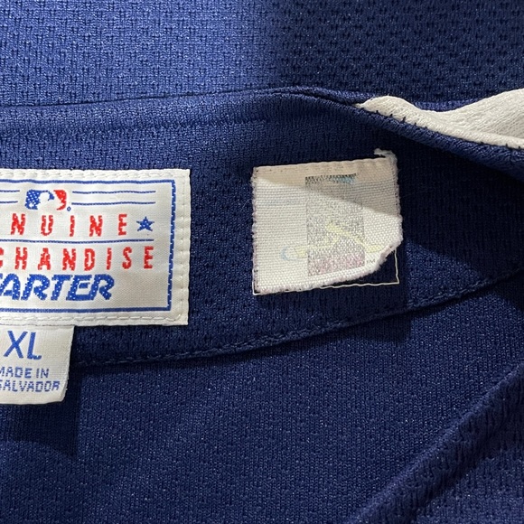 * Vintage NY Yankees MLB Martinez # 24 Button Up Jersey Sz XL - Picture 6 of 7